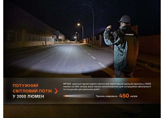 Ліхтар Fenix WF26R з магнітною зарядкою Фото 3
